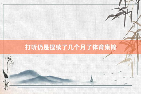 打听仍是捏续了几个月了体育集锦