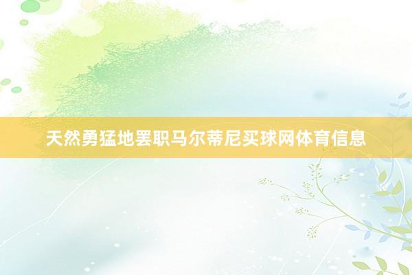天然勇猛地罢职马尔蒂尼买球网体育信息
